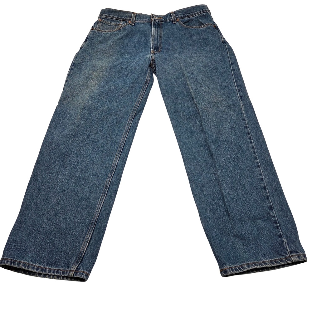 Levi's 550 Relaxed Fit Jeans Mens 38x30 Medium Wash Blue Cotton Denim